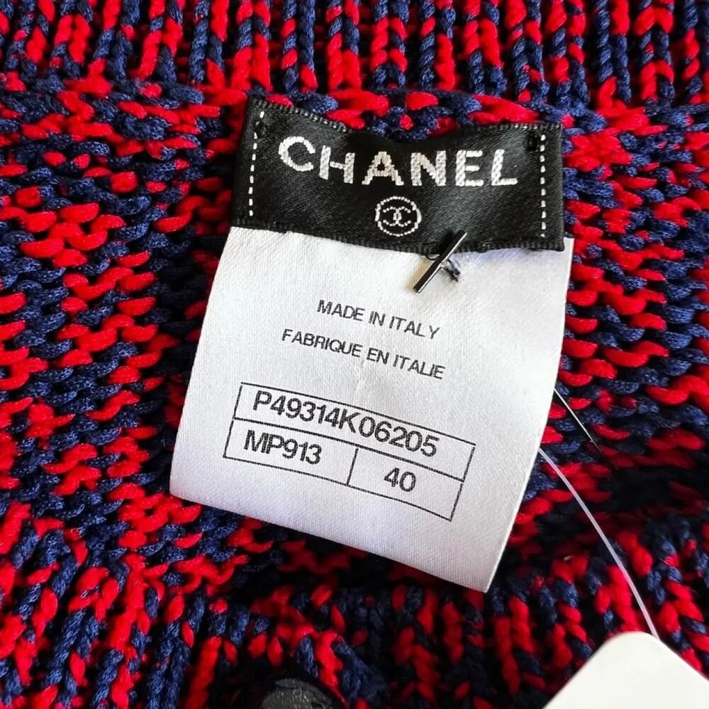 Chanel Knit Sweater 2014 Runway US 8 Luxury Style - Picture 9 of 11